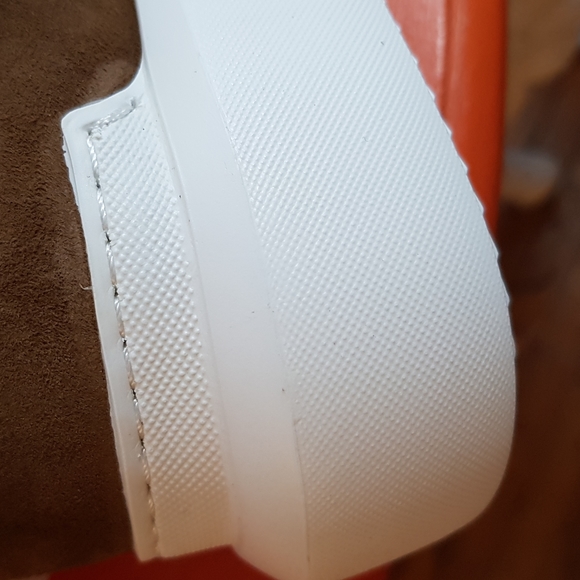 NEW Vince Camuto Leather & Suede Bling Rhinestone Multi-toned Sneakers - Picture 15 of 17